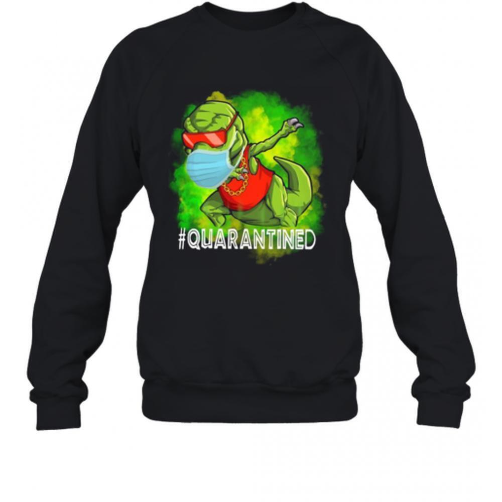 Dinosaur Wear Mask Quarantined T-Shirt